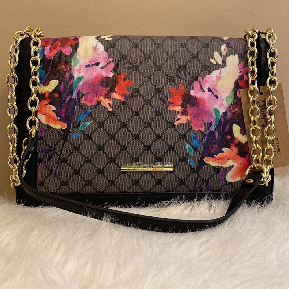 NWT Steve Madden Floral Blossom Crossbody Shoulder Bag - Multi-Color